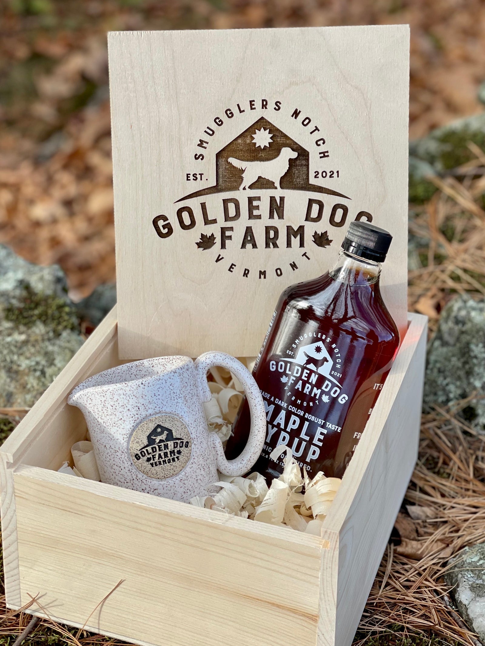 Maple Syrup and Pitcher Gift Set